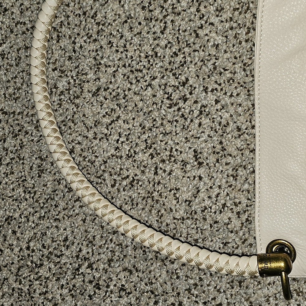 The Sak Creamy White Elegant White Boho Leather Handbag - Picture 2 of 7